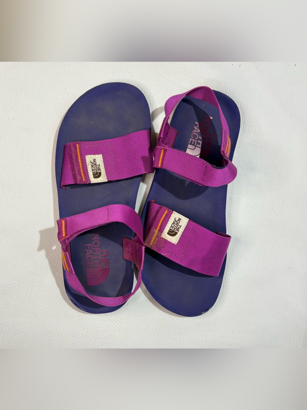 The North Face Purple and Navy Women's Strap Sandals